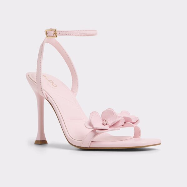 Daisylily Light Pink Women's Heeled Sandals - 画像 (5)